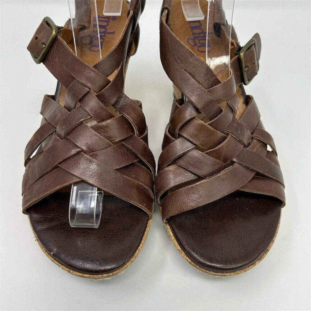 Clarks indigo brown
